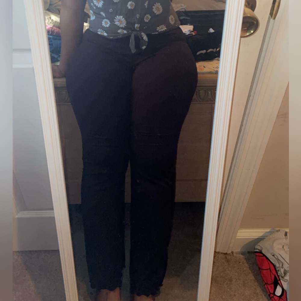 Bell bottomed leggings